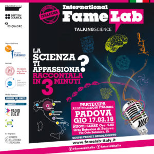 Famelab 2016 Padova Pleiadi Science Farmer